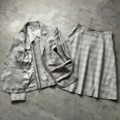 極美品 REDA 別注 スーツカンパニー she チェック おしゃれ スーツ