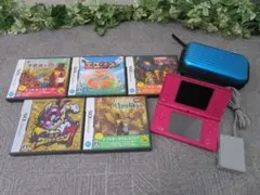 フ*ー様 【FF2470/6】ニンテンドーDSi ピンク 本体＆ソフト5本　TW
