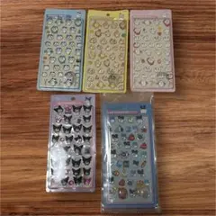 【新品/硬い】ボンボンドロップシール 5枚クロミ ちいかわ たまごっち サンリオ