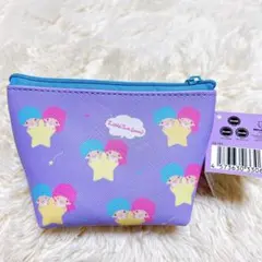 新品　リトルツインスターズ ミニポーチ パープル