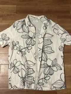 GAP アロハシャツ 花柄 刺繍 半袖シャツのサムネイル