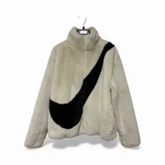 Nike フリースジャケット L クリーム色