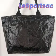 LeSportsac ブラック 大きめ トートバッグ エコバッグ レスポ