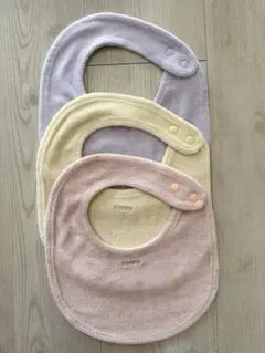 kanny タオル　スタイ 3枚セットパステルカラー