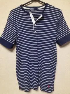 Polo Ralph Lauren S ネイビー ストライプ Tシャツ 美品