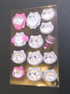 ちぃかわ3D立体シール　ボンボンドロップシール