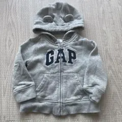 【9/30まで】babyGAP くま耳　パーカー 12-18m 80cm グレー