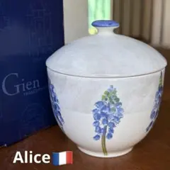 メルカリ市 美品 Gien 鉢 皿 ジアン　フォンドブルールネッサンス希少　レア GIEN ジアン皿 アンティークブルー フランス直輸入
