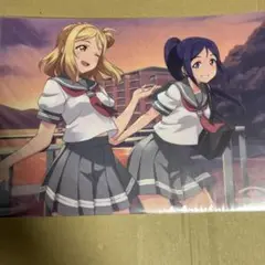 ラブライブサンシャイン　トレーディングクリアファイル　松浦果南　小原鞠莉