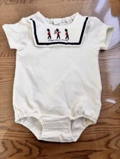 Cottoli セーラーカラーロンパース 80cm