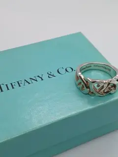 【美品】15号 Tiffanyティファニー ラブノット リング 925/750 TIFFANY&Co. ティファニー ラブノット 925 K18 750YG リング・指輪 – Trip
