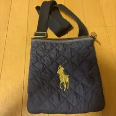 RALPH LAUREN キルティング ショルダーバッグ ネイビーのサムネイル
