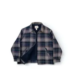90s woolrich チェック ウール ブルゾン ボア ジャケット