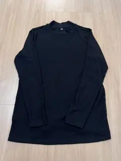 【UNIQLO】リブハイネックT XLサイズ