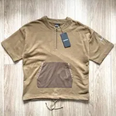 WILDTHINGS ワイルドシングス 半袖 ハーフジップスウェットのサムネイル