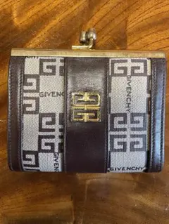 GIVENCHY ジバンシィ がま口 財布 総柄 二つ折り　訳ありのサムネイル