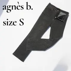 agnes b. スリムストレート デニム パンツ チャコールグレー 34 Sのサムネイル
