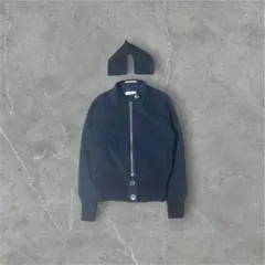 2000s archive high neck wool jacket