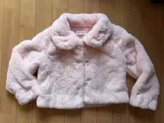 メゾピアノ⭐︎ファーボレロ ピンク 130