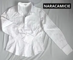 NARACAMICIE ナラカミーチェ/ホワイトストライプ/長袖ブラウスのサムネイル