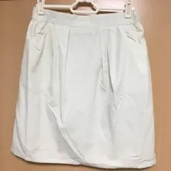 Ehyphenworldgallery 白コーデュロイスカート