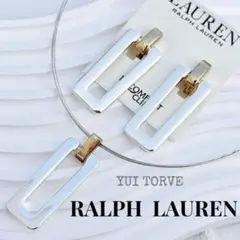 【RL2538】Ralph Lauren訳/絶版2点セットネックレスとイヤリング