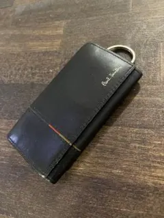Paul Smith ポールスミス ブラック レザー キーケース