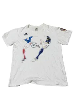 【激レア/新品】キャプテン翼　ジダン　addidas Tシャツ　L 非売品 adidas アディダス キャプテン翼Tシャツ サイズM - メルカリ