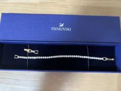 Swarovski クリスタルブレスレット ゴールド