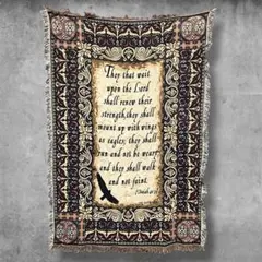 BORD クラシック ラグ マット ビンテージ 古着 USA製 メッセージ