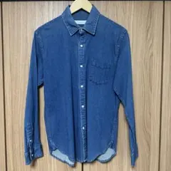 INHERIT デニム　長袖シャツ
