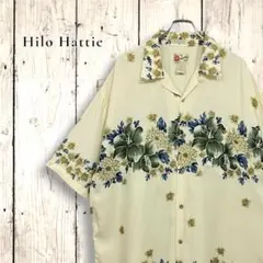 Hilo Hattie★アロハシャツ★XXL★レーヨン★開襟★花柄★ハワイアンのサムネイル