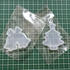 シリコンモールド　クリスマスツリー＆ベル
