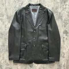 美品】NORTH BEACH ラムスキン テーラードジャケット 黒 XXL - メルカリ