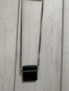 新品 シャネル　ノベルティ　リップケースポーチ　チェーン　ブラック