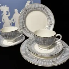 ウェッジウッド アレクサンドラ プレート カップ＆ソーサー スプーン 食器セット Wedgwood (ウェッジウッド) カップ&ソーサーセット