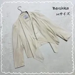 【Bershka/ベルシュカ】 フェイクスエード 羽織りもの ベージュ Mのサムネイル