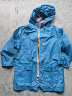 Grin Kids ジャケット 110 青　レインコート