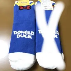 ディズニー　ドナルドダック 25-27cm ルームソックス　裏起毛