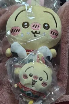 ちいかわ エニマイ くじ C賞ぬいぐるみ D賞ぬいぐるみキーホルダー うさぎ