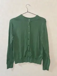 UNIQLO グリーン　カーディガン
