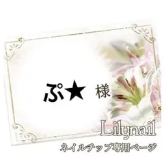 ぷ★様専用❤︎.*