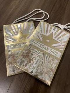 DIOR 2025 クリスマス　ショッパー　2枚