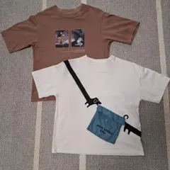 長すぎる犬 Tシャツ/ディズニーUT Tシャツ 2枚セット 子供服のサムネイル