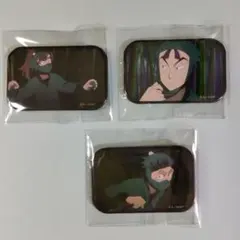忍たま乱太郎 ドクタケ忍者隊最強の軍師 キャラバッジ　善法寺伊作　七松　立花仙蔵