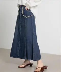 新品タグ付　DAY CLOSET デニムマーメイドロングスカート　Mサイズ