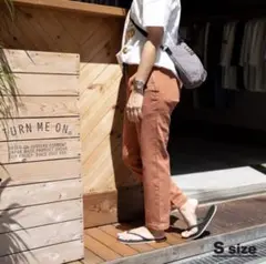 ターンミーオン　turnmeon コットンガーゼパンツ sサイズ
