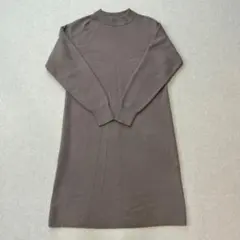 UNIQLO ユニクロ　スフレヤーン　ワンピース　膝丈　ニット　早い者勝ち