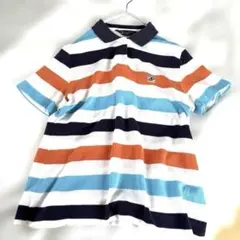 【希少/レトロ】アーノルドパーマー ボーダー ポロシャツ レナウン製 APロゴ