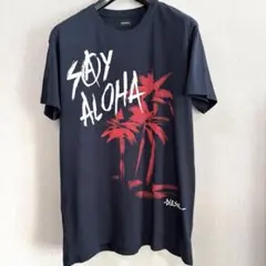 DIESEL Say Aloha Tシャツ XL ネイビー